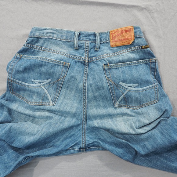 Lucky Brand Jeans Mens 36 Blue Bootcut Denim Casual Western Classic Y2K Retro - Picture 12 of 14